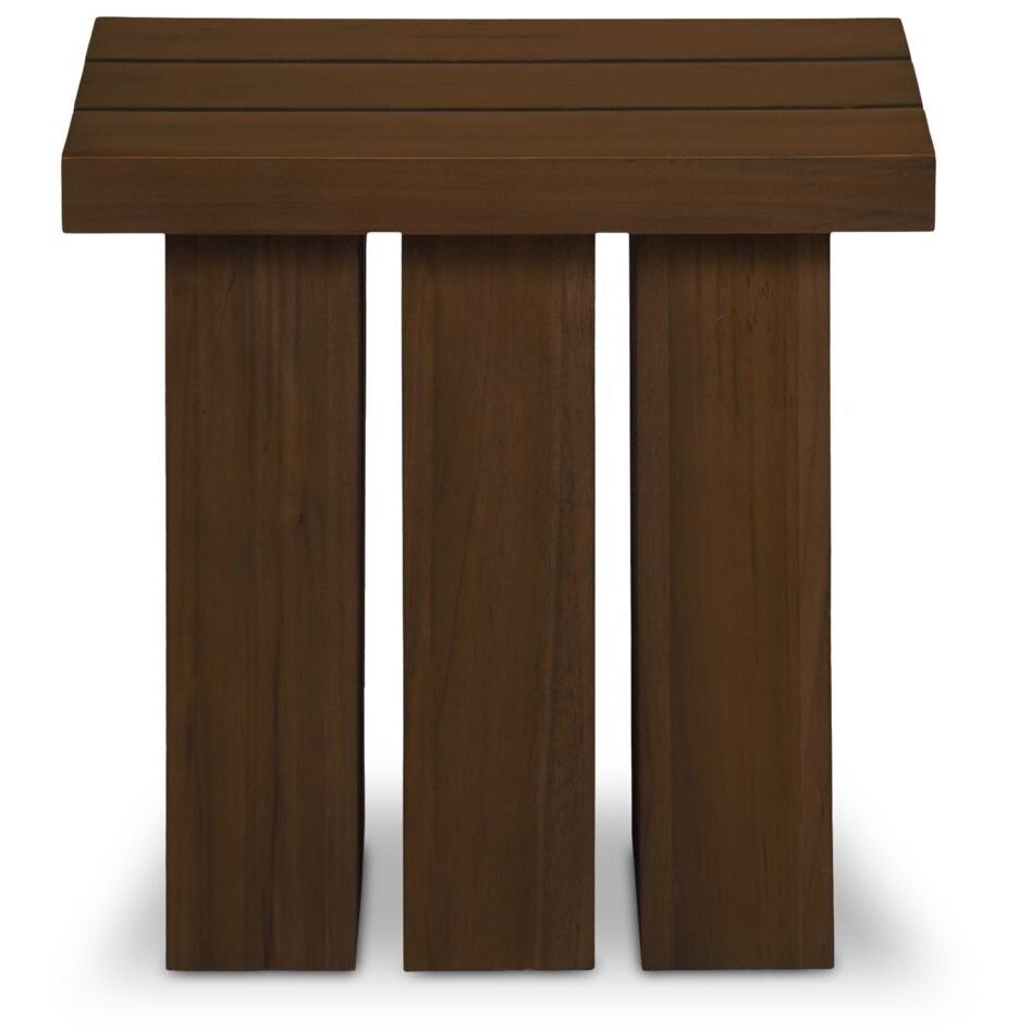 Denby 22 X 22 inch Brown Outdoor Side Table