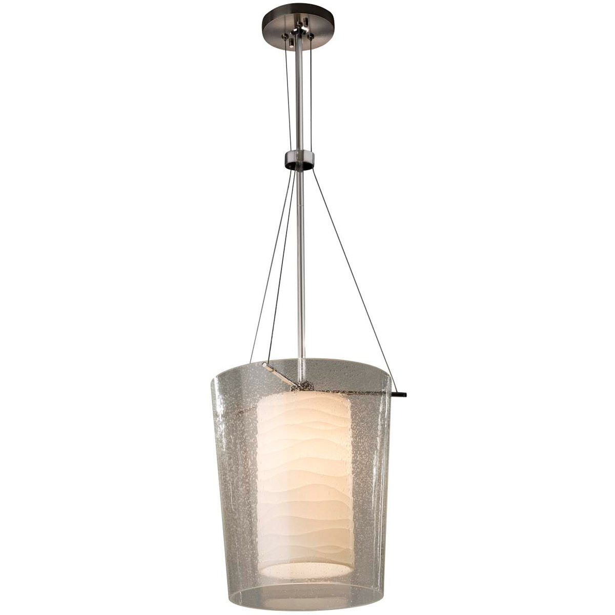 Porcelina 1 Light 12 inch Matte Black Pendant Ceiling Light in Incandescent