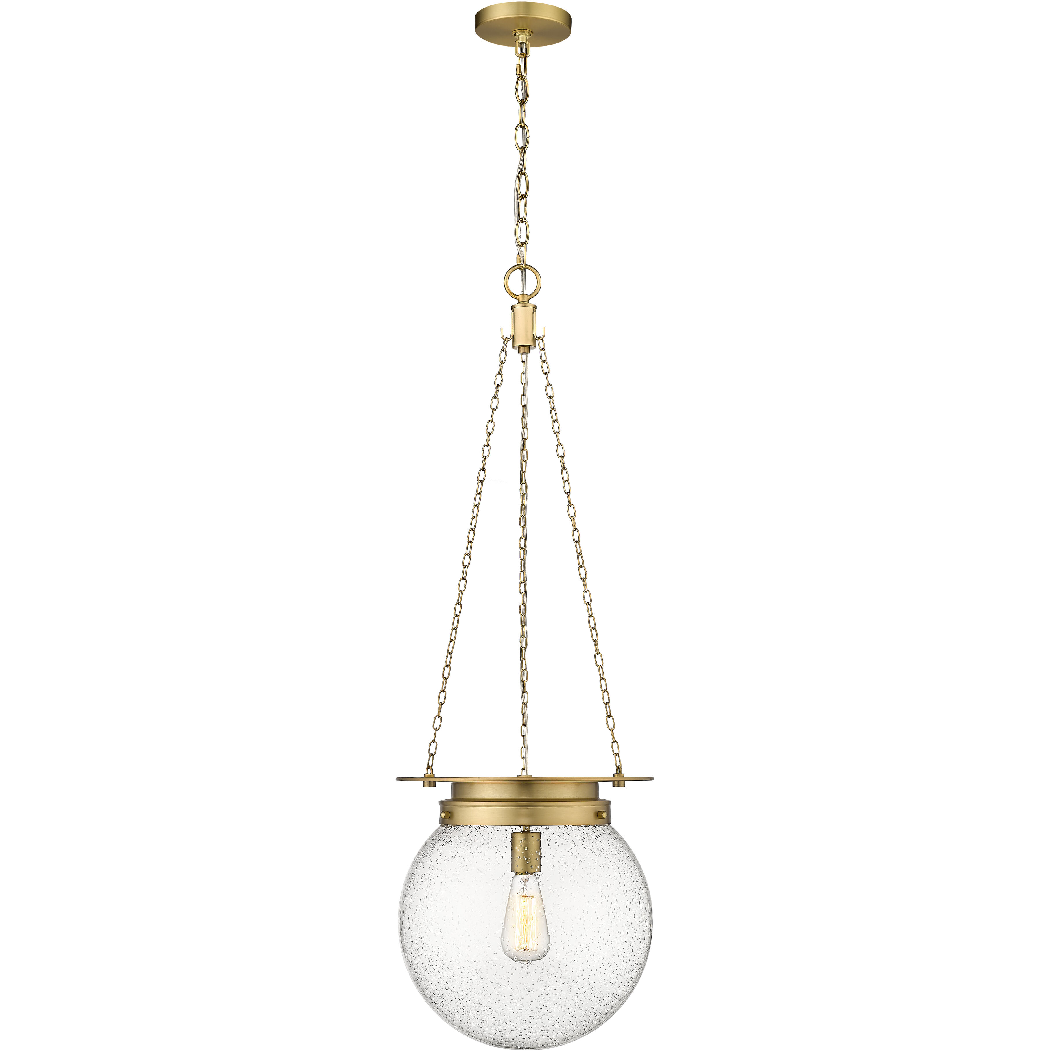Calhoun 1 Light 13 inch Heritage Brass Pendant Ceiling Light