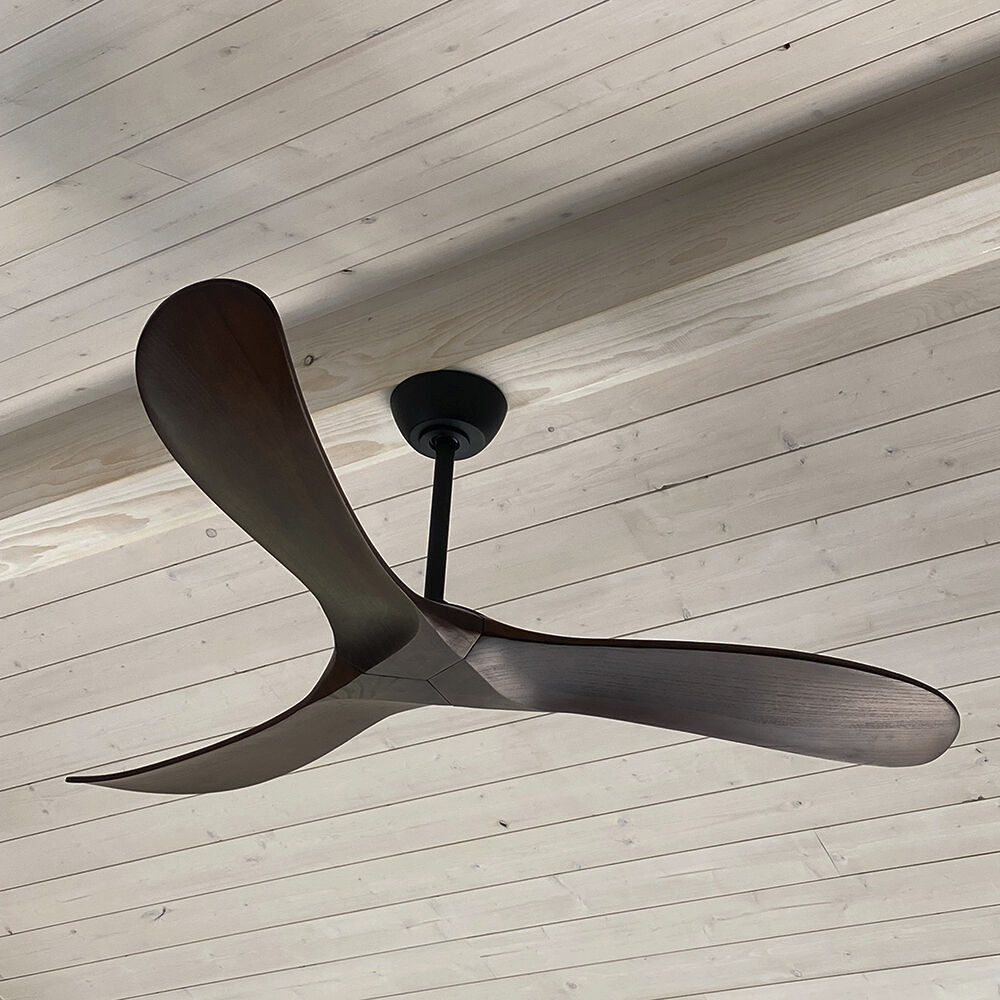 Hinkley 903880FMB-NDD Swell 80 inch Matte Black with Walnut Blades Fan