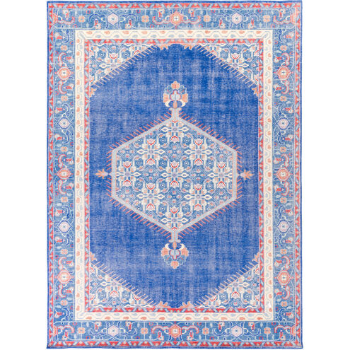 Zahra 132 X 96 inch Dark Blue/Bright Red/Mauve/Camel/Denim/Khaki Rugs, Wool