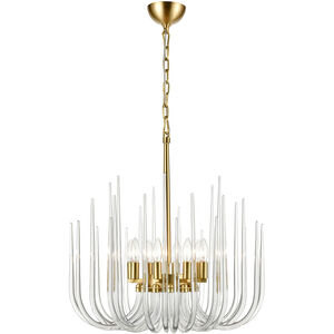 Astoria 8 Light 23.63 inch Posh Brass Pendant Ceiling Light
