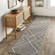 Mardin 96 X 30 inch Light Grey Rug in 2.5 x 8, Runner