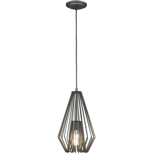 Quintus 1 Light 9.25 inch Bronze Pendant Ceiling Light