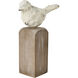 Higgins Natural with Aged Cream Bird, Set of 3