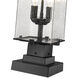 Sana 2 Light 22.5 inch Black Outdoor Pier Mounted Fixture