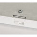 Lugano LED 24 inch White Flush Mount Ceiling Light