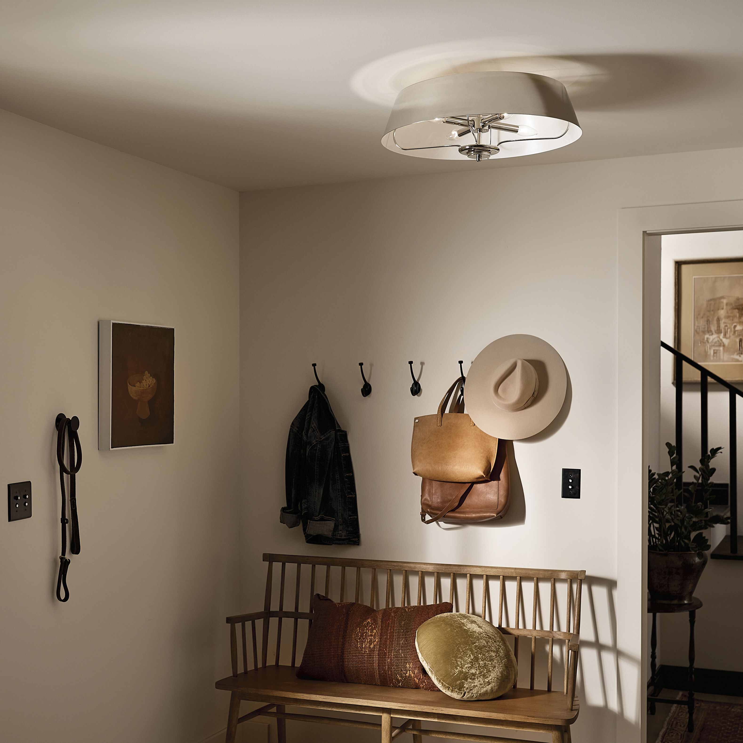 Luella 4 Light 22 inch Polished Nickel Pendant Ceiling Light