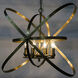 Sassari 4 Light 29.5 inch Antique Brass Pendant Ceiling Light