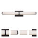 Vogue LED 27 inch Bronze Bath Vanity & Wall Light in 3000K, 27in.