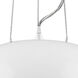 Layla 1 Light 22 inch White Pendant Ceiling Light in Gloss White