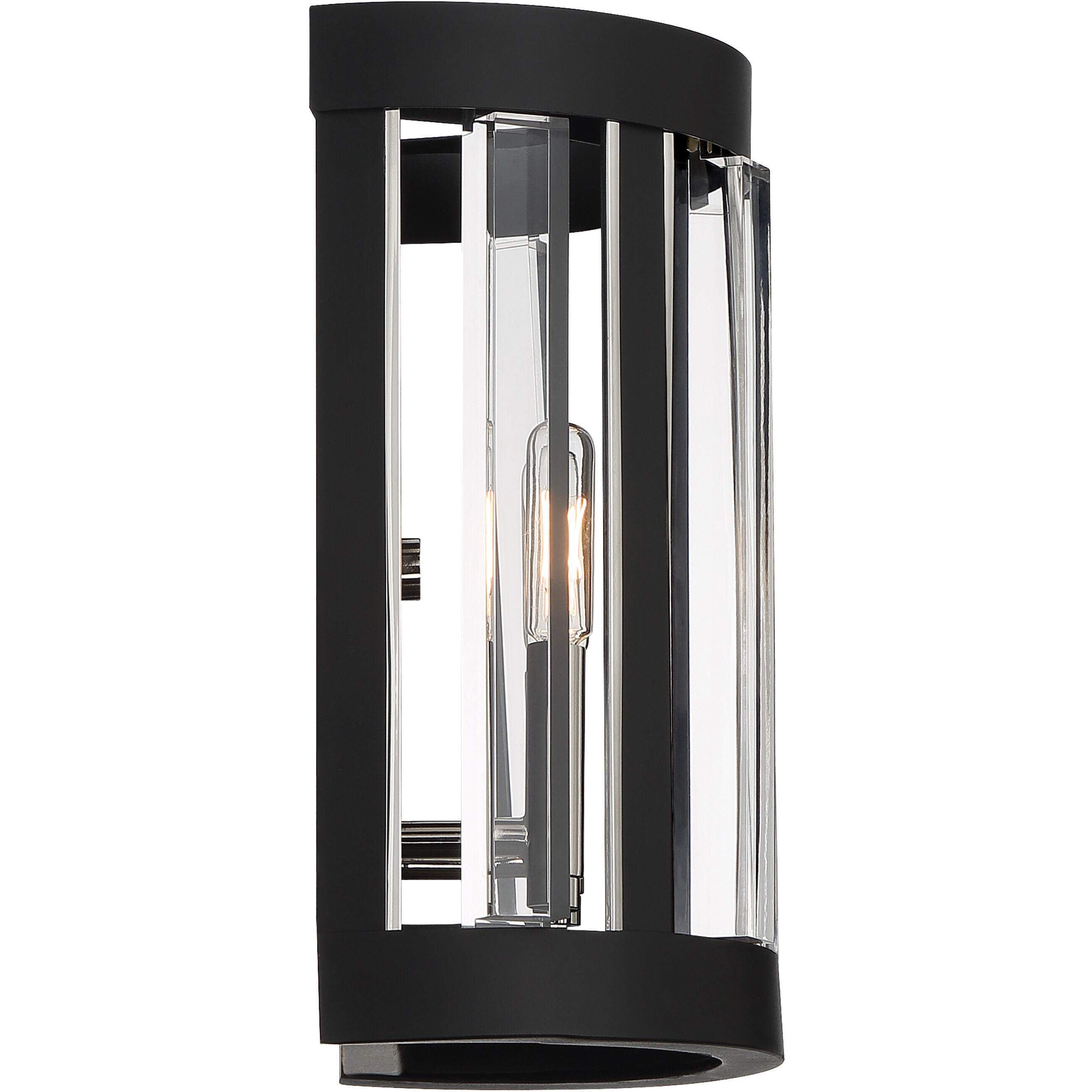 Majestic Splendor 2 Light 11 inch Polished Nickel/Sand Coal Wall Sconce Wall Light