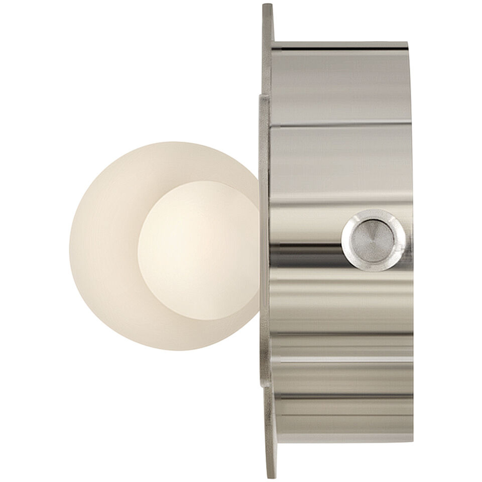 Lisa McDennon Rhea LED 18 inch Polished Nickel Vanity Light Wall Light