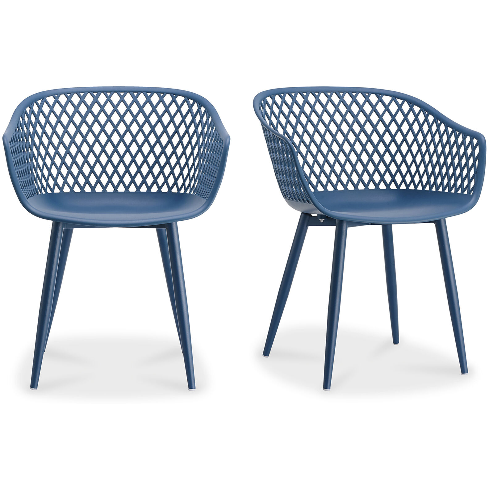 Piazza Blue Outdoor Chair, Set of 2