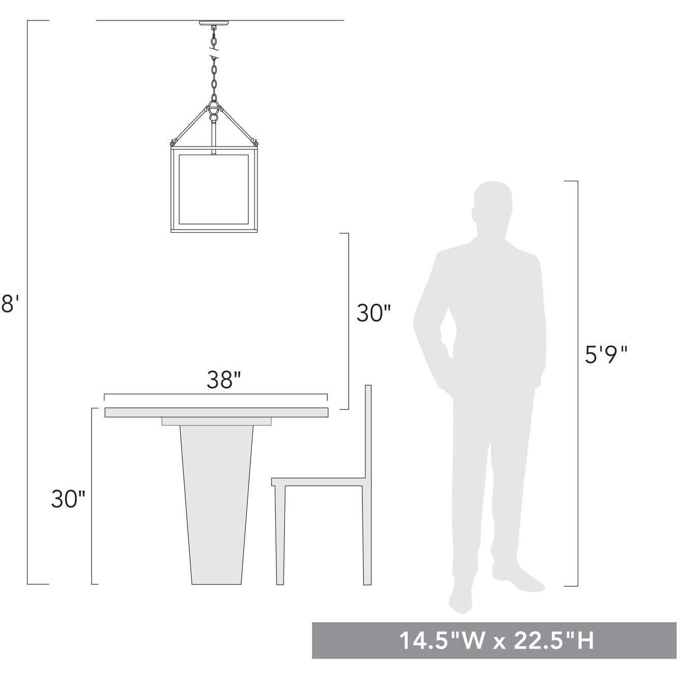 Manhattan 3 Light 14.5 inch Matte Black Pendant Ceiling Light