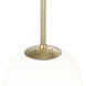Kairo 1 Light 12 inch Vintage Brass Indoor Pendant Ceiling Light