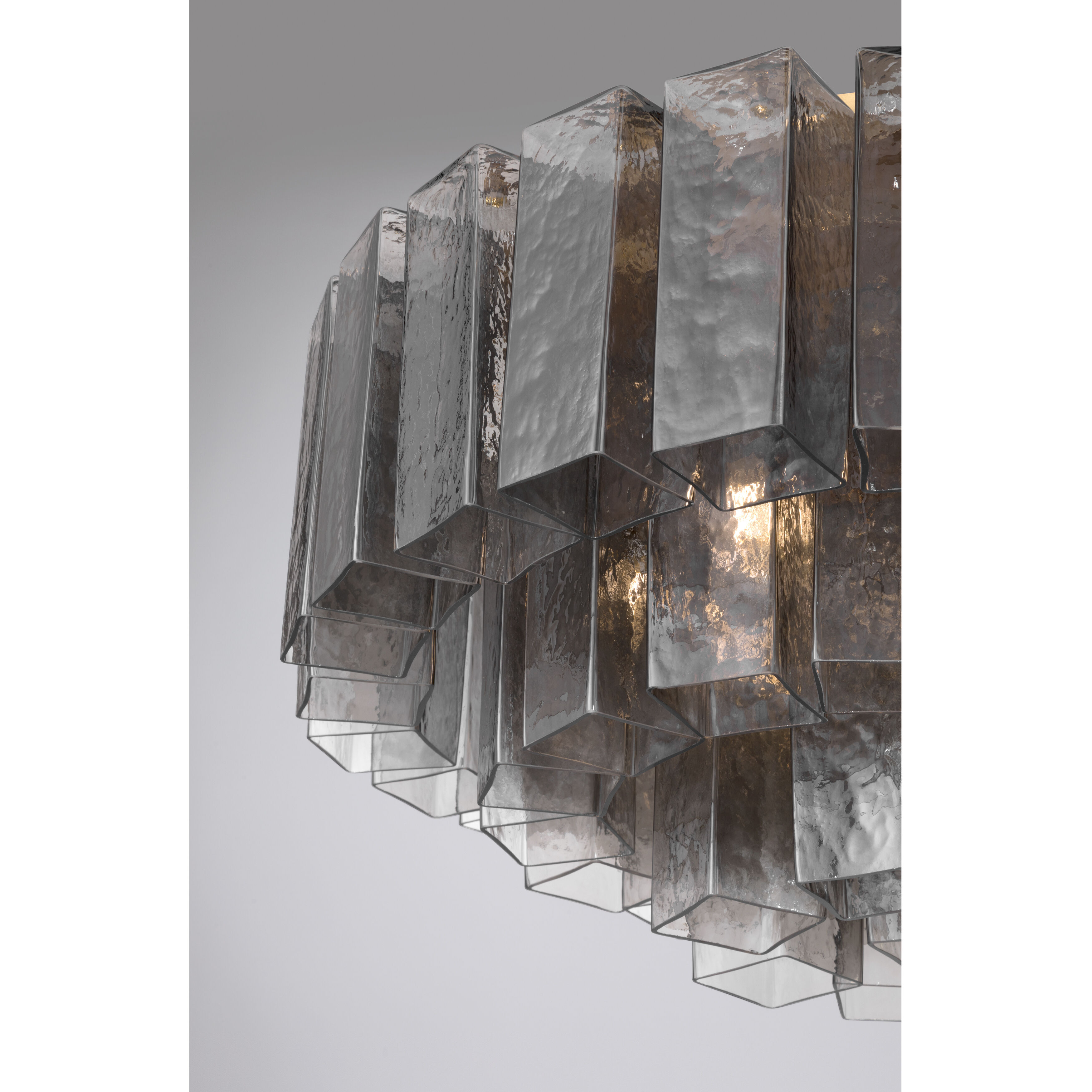 Torvento 7 Light 28 inch Legacy Brass Flush Mount Ceiling Light