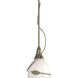 Twining Leaf 1 Light 5.91 inch Soft Gold Mini Pendant Ceiling Light