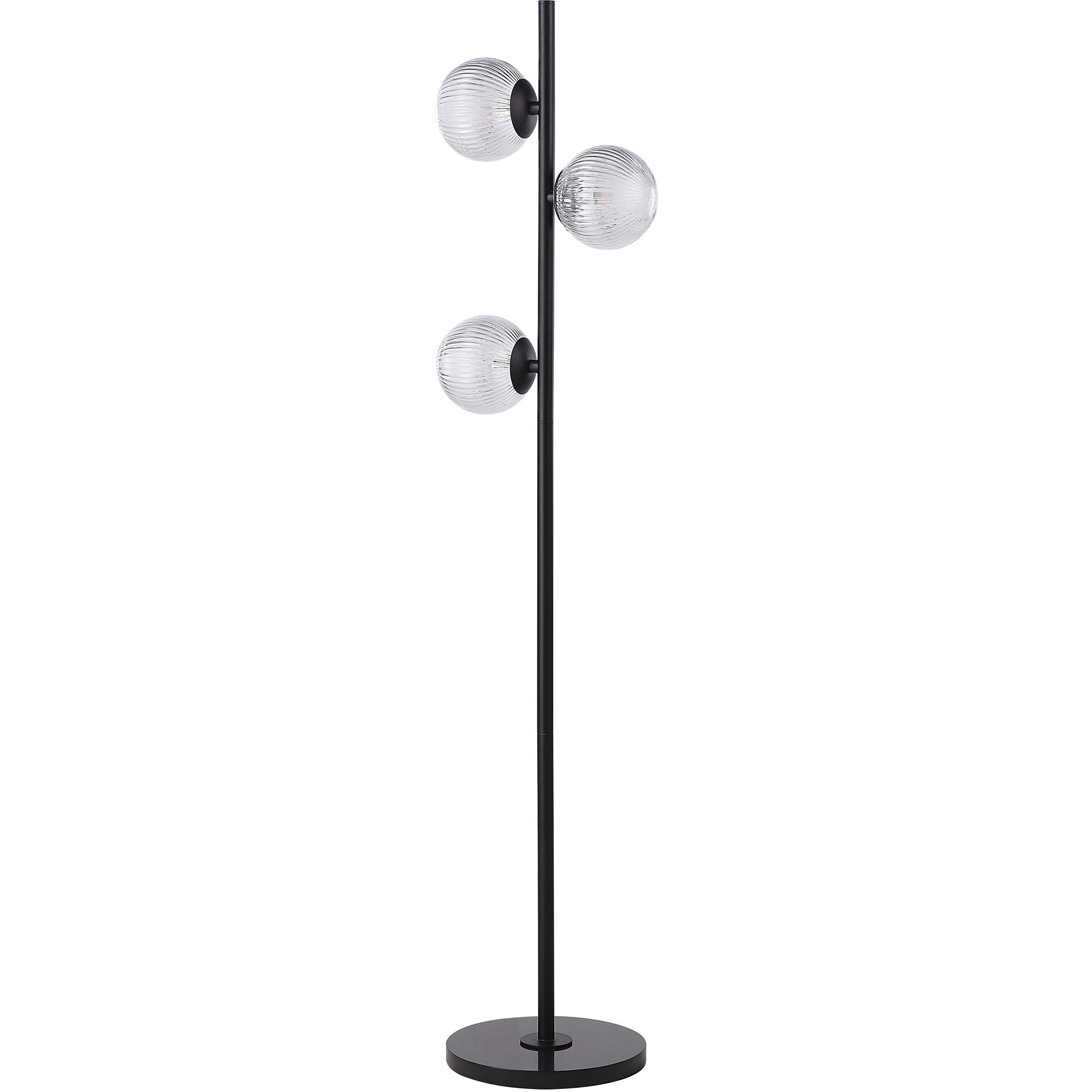 Khera 62 inch 35 watt Matte Black Floor Lamp Portable Light