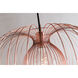 Jasmine 1 Light 12 inch Polished Copper Pendant Ceiling Light