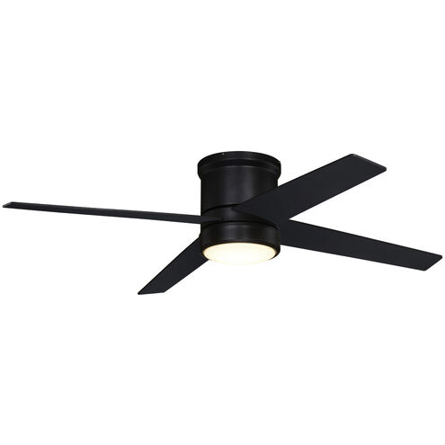 Erie 23.22 inch Black with Black-Weathered Gray Blades Ceiling Fan