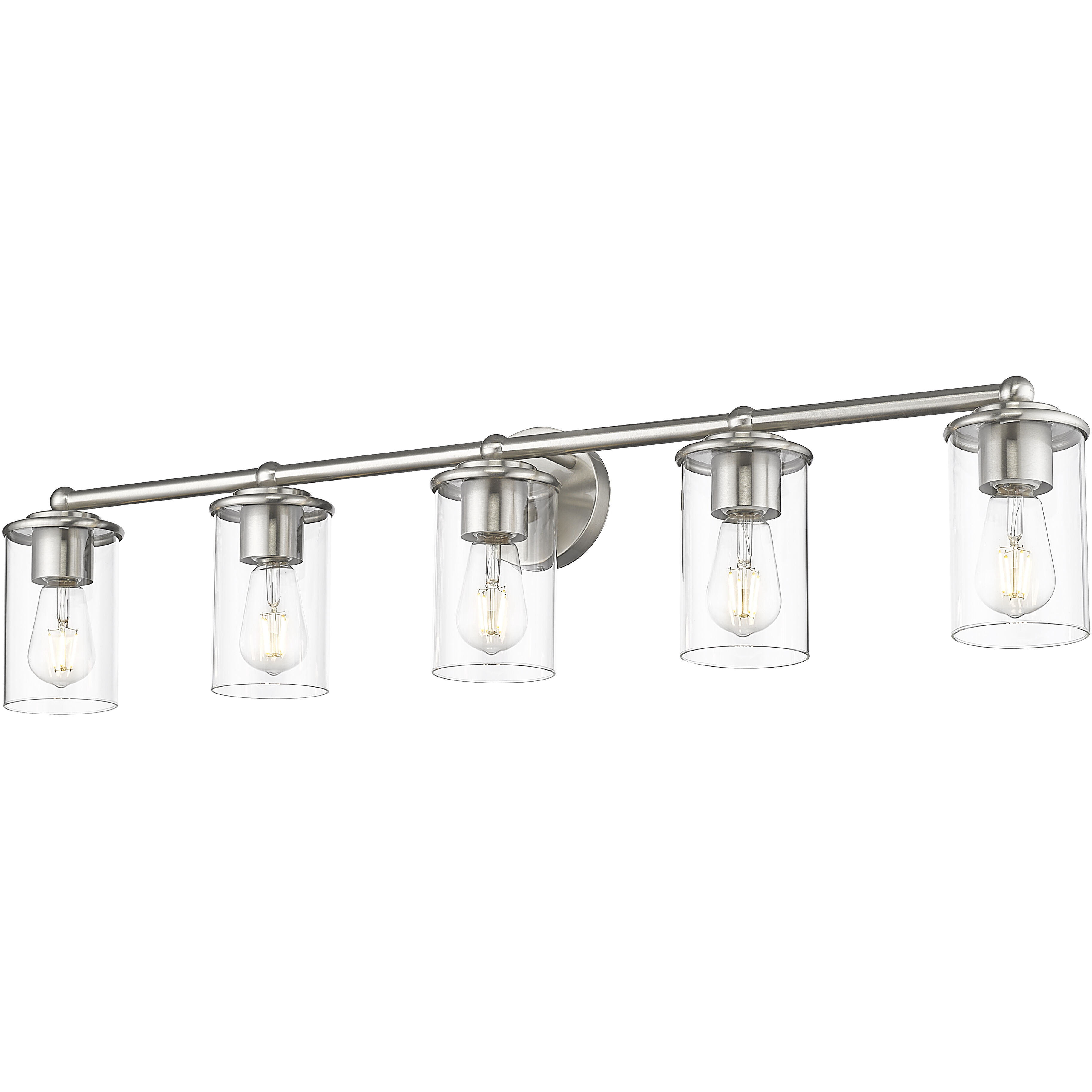 Thayer 5 Light 39 inch Brushed Nickel Vanity Wall Light