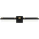 Two Fold LED 27 inch Black Aged Brass Bath Vanity & Wall Light, dweLED