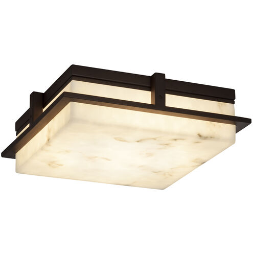 Lumenaria LED 14 inch Dark Bronze Flush Mount Ceiling Light