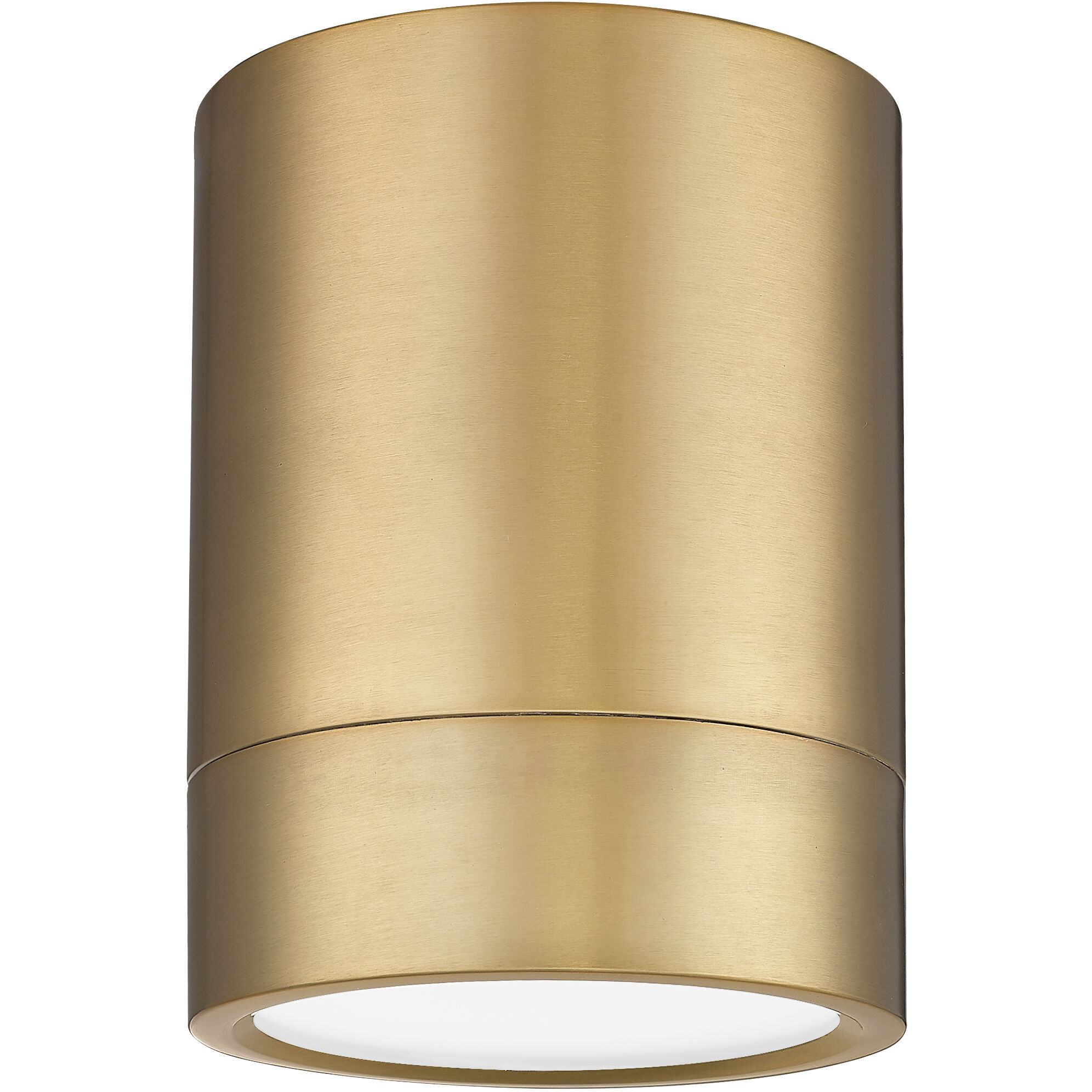Algar LED 6 inch Modern Gold Flush Mount Ceiling Light