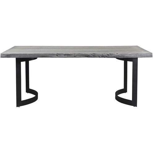 Bent 78 X 40 inch Grey Dining Table, Extra Small