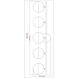Realm Sphere 5 Light 40 inch Modern Gold Bath Vanity Wall Light