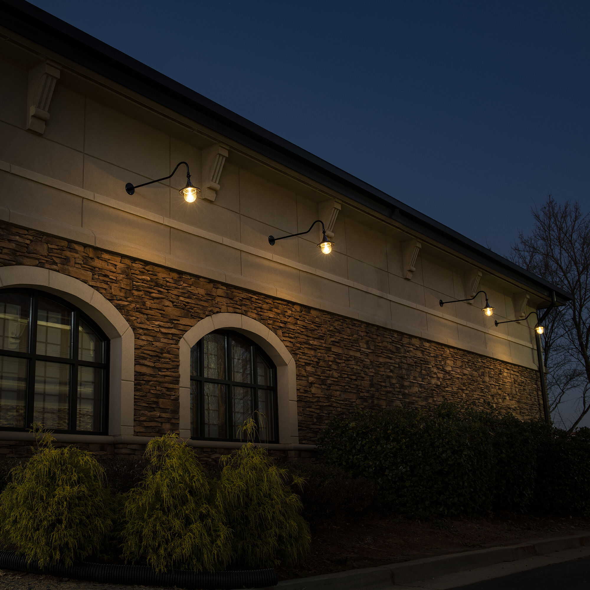 Plaza 1 Light 21 inch Black Outdoor Wall Sconce, Solar