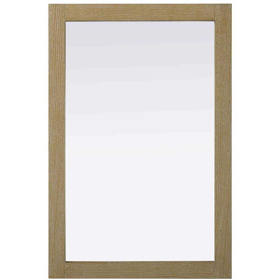 Norah 36 X 24 inch Linen Oak Mirror