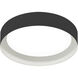 Reveal 1 Light 16 inch Black and White Flush Mount Ceiling Light