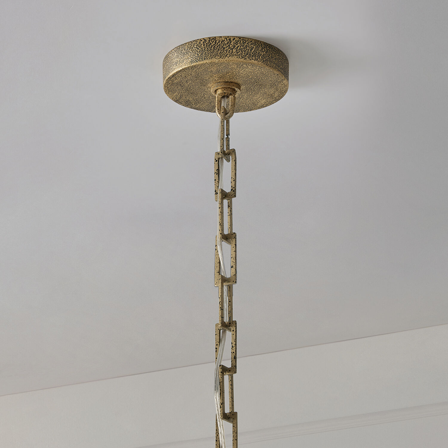 Savari 1 Light 22 inch Artisan Gold Pendant Ceiling Light