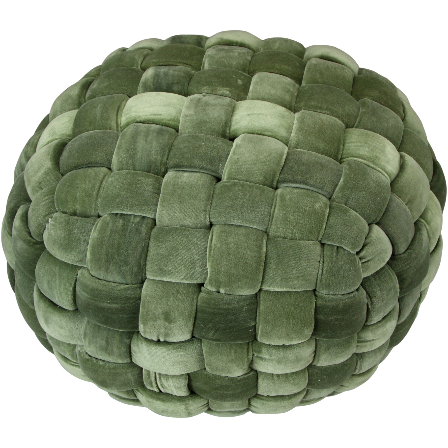 Jazzy 15 inch Green Pouf