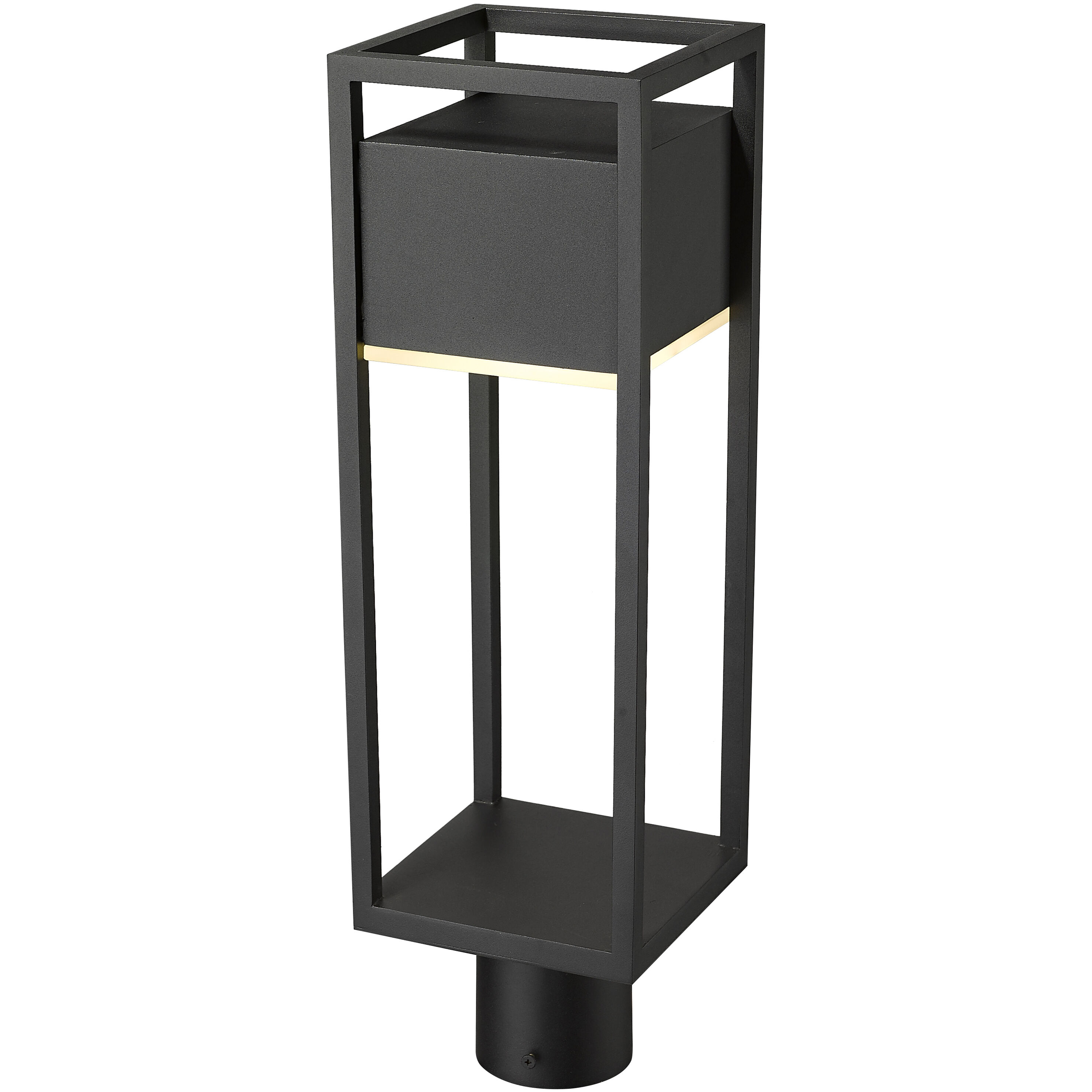 Barwick LED 21.25 inch Black Outdoor Post Mount Fixture