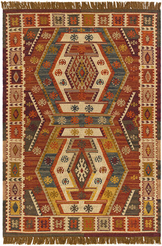 Bursa 90 X 60 inch Light Beige Rug in 5 x 8, Rectangle