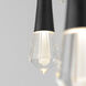 Pierce LED 13 inch Black Multi-Light Pendant Ceiling Light