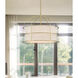 Gateway Park 5 Light 20 inch Soft Brass Convertible Pendant / Semi Flush Ceiling Light