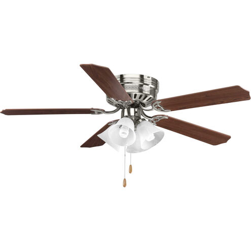 AirPro Hugger 52 inch Brushed Nickel with Cherry/Natural Cherry Blades Ceiling Fan