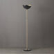 Luna Bella 72 inch 28 watt Weathered Brass Torchiere Floor Lamp Portable Light