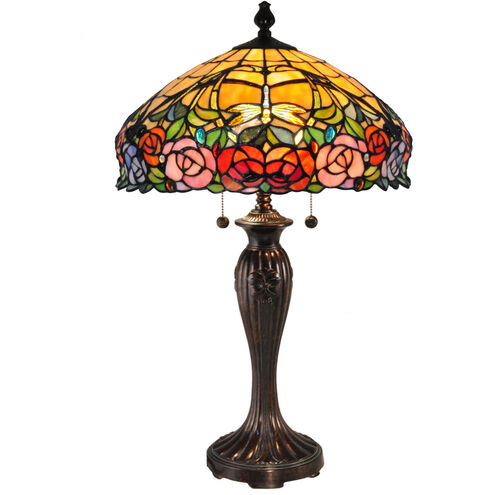 Evelyn 27 inch 75 watt Fieldstone Table Lamp Portable Light