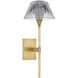 Waterford Blaze Sconce Wall Light in Natural Brass