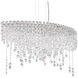 Chantant 6 Light 33 inch Polished Stainless Steel Linear Pendant Ceiling Light in Optic, Strand
