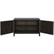 Quadrant 51.5 X 23 inch Ebony Walnut Sideboard, 2 Door