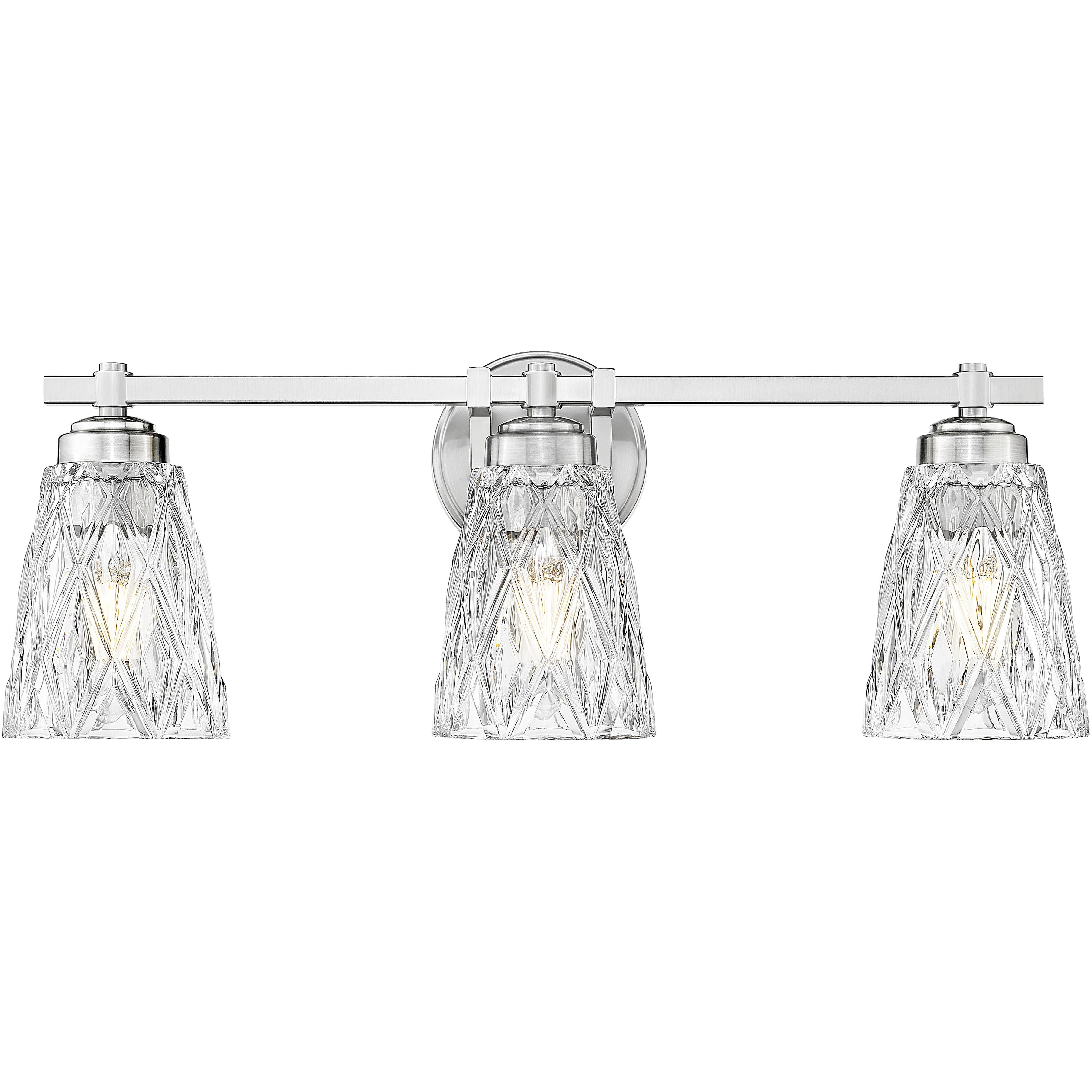 Andree Vanity Wall Light in Brushed Nickel