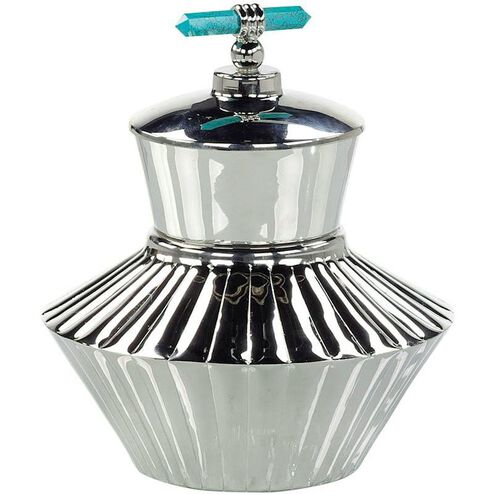 Turquoise 10.25 X 8.75 inch Vessel, Small