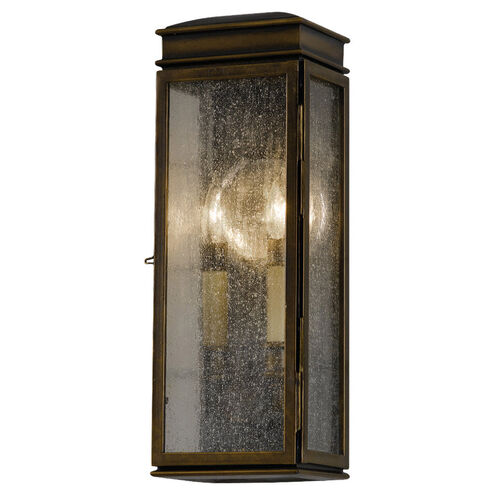Whitaker 2 Light 17.25 inch Astral Bronze Outdoor Wall Lantern, Small