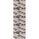 Rivington 96 X 30 inch Gray and Gray Runner, Wool and Cotton